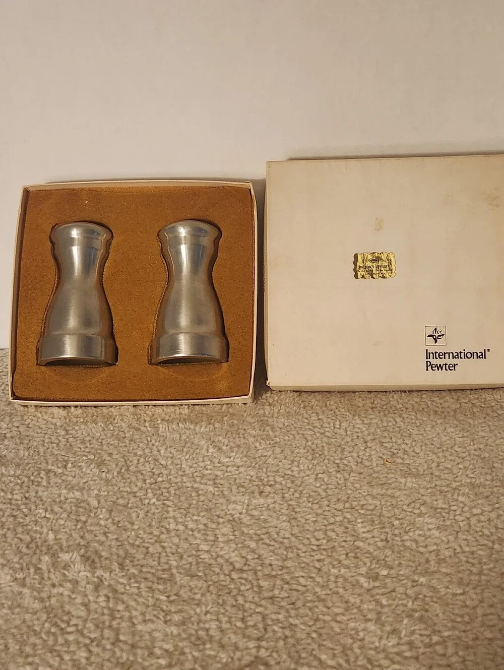 Pewter InternationalSalt And Pepper Shakers